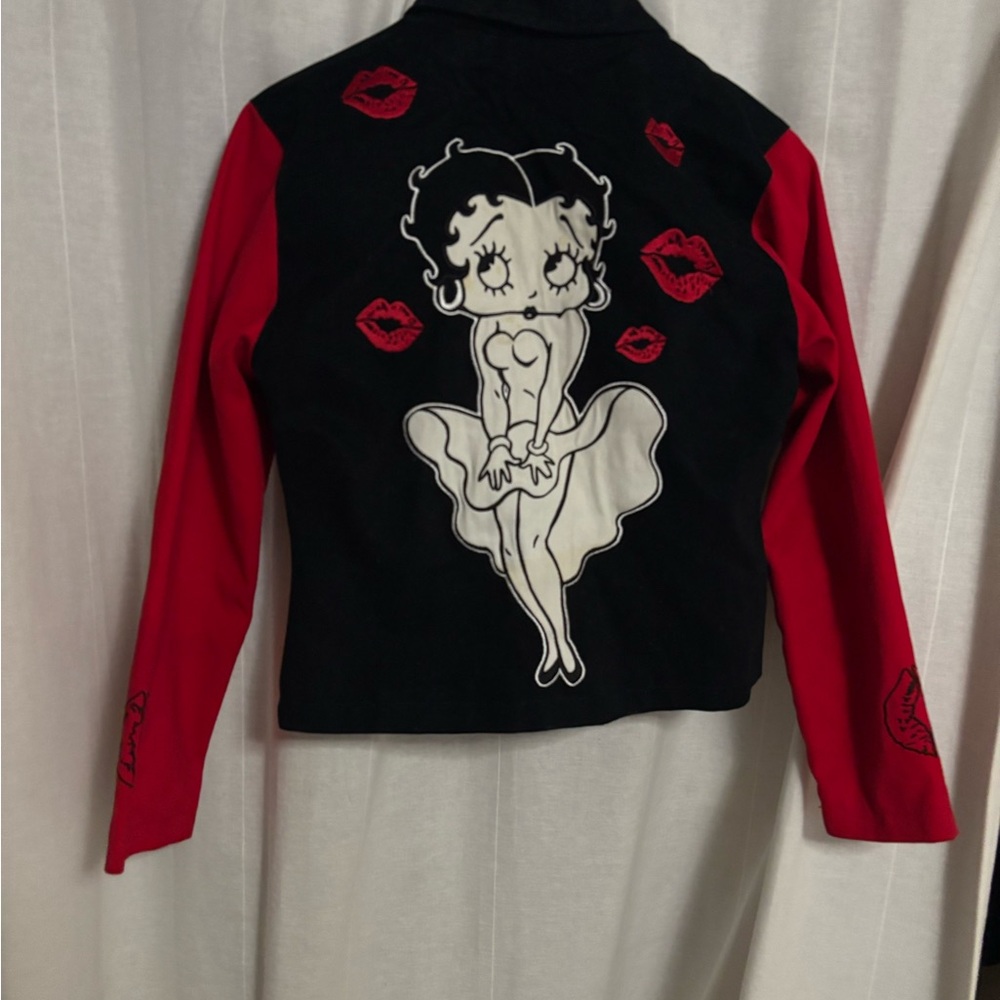 Betty Boop Black and Red Jacket